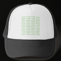 Seven Dirty Binary Codes hats