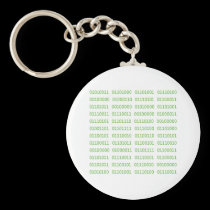 Seven Dirty Binary Codes keychains