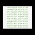 Seven Dirty Binary Codes Postcard