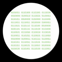 Seven Dirty Binary Codes stickers