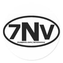 Seven Envy Country Code Sticker by sevenenvy Seven Envy Country Code Sticker