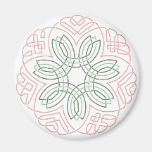 Seven Flower Knot Refrigerator Magnet