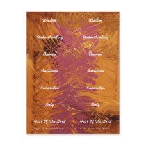Seven Gifts - BOOKMARK Post Card