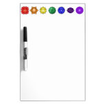 Seven Horizontal Chakras Dry-Erase Whiteboard