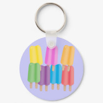 Seven Ice Pops keychains by lovemysweets Seven Ice Pops keychains