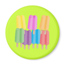 Seven Ice Pops magnets by lovemysweets Seven Ice Pops magnets