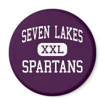 Seven Lakes - Spartans - High School - Katy Texas magnets by customteamsportswear Seven Lakes - Spartans - High School - Katy Texas magnets