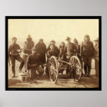 Seven Native Americans & 1st Artillery SD 1891 posters