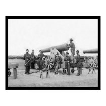 Seven Officers by a Big Gun in Washington, DC 1865 posters by lc_civilwar Seven Officers by a Big Gun in Washington, DC 1865 posters