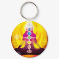 SEVEN POINTS CHAKRA KEY CHAIN (YOGA) keychains