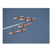 Seven Snowbirds In Flight Postcards