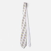 seven swans a-swimming seventh 7th day christmas custom tie