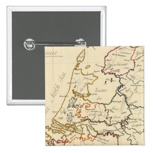 Seven United Provinces 2 Pinback Buttons