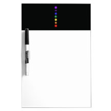 Seven vertical chakras dry erase whiteboards