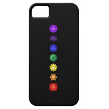 Seven vertical chakras iPhone 5 covers