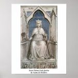 Seven Virtues:Lady Justice By Giotto Di Bondone posters