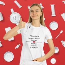 Seven Words For a Long and Happy Marriage aprons by samack Seven Words For a Long and Happy Marriage aprons