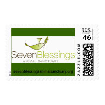 sevenblessingsanimalsanctuary.org logo stamps
