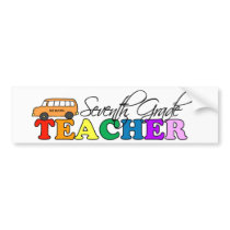 Seventh Grade Teacher bumper stickers