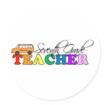 Seventh Grade Teacher stickers