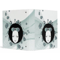 seventies diva in the mist-01 3 ring binders