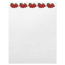 Several Red Geraniums Letterhead
