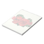 Several Red Geraniums Memo Pads