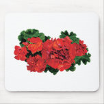 Several Red Geraniums Mouse Pad