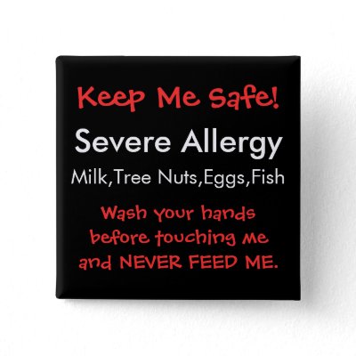 Severe Allergy Button