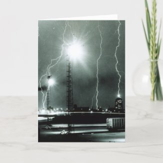 Severe Lightning in Boston card