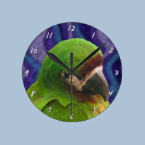 Severe Macaw Clock wall clocks