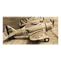 Seversky P-35 Vintage WWII Fighter Planes photo cards