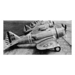 Seversky P-35 Vintage WWII Fighter Planes Photo Greeting Card