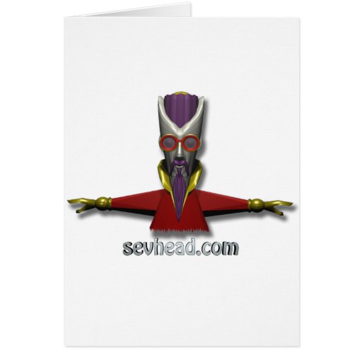 Sevhead Logo Greeting Cards