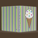 Sew Buttons On Ice Cream Binder binders