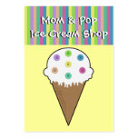 Sew Buttons On Ice Cream Business Card