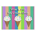 Sew Buttons On Ice Cream Business Card