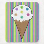 Sew Buttons On Ice Cream Mousepad mousepads