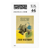 Sew For Victory WWII 1941 WPA Postage Stamp