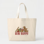 Sew Happy Canvas Bags