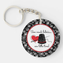 Sew Much Fabric Acrylic Keychain