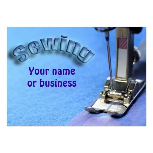 Sew on and sew forth... business cards