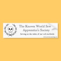 Sewer Apprentice Society bumper stickers by lauramellin Sewer Apprentice Society bumper stickers