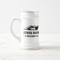 Sewer Horse is watching you mugs by strk3 Sewer Horse is watching you mugs