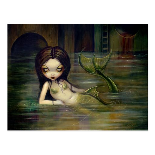 "Sewer Mermaid" Postcard
