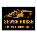 SewerHorse2 Greeting Card