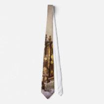 Sewing - A black & white sewing machine Necktie