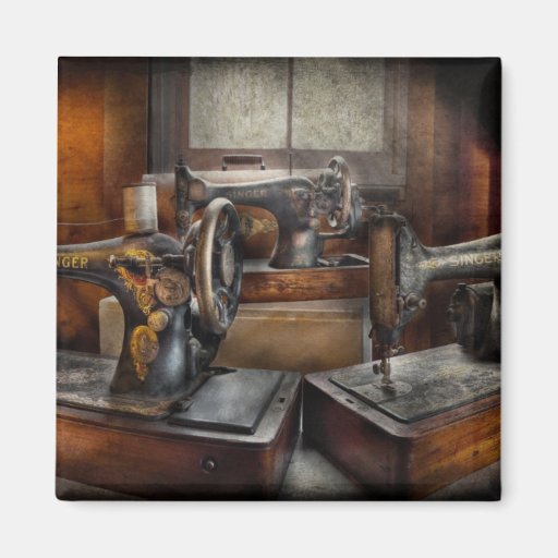 Sewing - A Chorus of Three Magnet