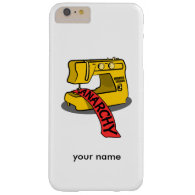 Sewing anarchy zazzle.png barely there iPhone 6 plus case