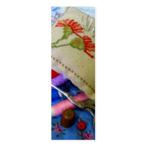 Sewing and embroidery business cards